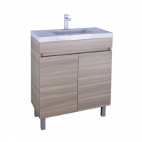 Evie White Oak Ensuite Free Standing Vanity